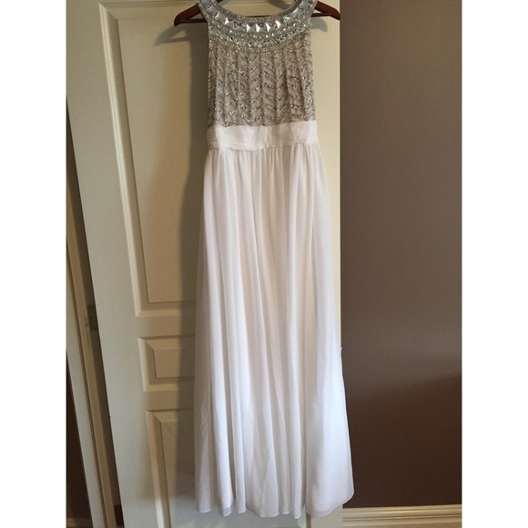 JS Collections Gown | Purchased as size 6, but altered to approximately size 4 - Picture 1 of 3